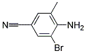 2-Bromo-4-cyano-6-methylaniline Struktur