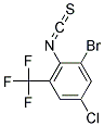 2-Bromo-4-chloro-6-(trifluoromethyl)phenylisothiocyanate Struktur