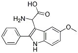 2-AMINO-2-(5-METHOXY-2-PHENYL-1H-INDOL-3-YL)ACETIC ACID Struktur