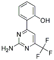 2-[2-AMINO-6-TRIFLUOROMETHYL-PYRIMIDIN-4-YL]PHENOL Struktur