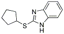 2-(CYCLOPENTYLTHIO)-1H-BENZO[D]IMIDAZOLE Struktur