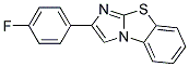 2-(4-FLUORO-PHENYL)-BENZO[D]IMIDAZO[2,1-B]THIAZOLE Struktur