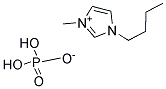 1-BUTYL-3-METHYLIMIDAZOLIUM DIHYDROGEN PHOSPHATE Struktur