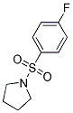 1-(4-FLUOROBENZENESULPHONYL)PYRROLIDINE Struktur