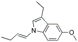 1-((E)-BUT-1-ENYL)-3-ETHYL-5-METHOXY-1H-INDOLE Struktur