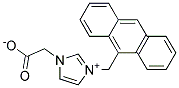 2-(3-(anthracen-9-ylmethyl)-1H-imidazol-3-ium-1-yl)acetate Struktur