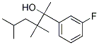 2-(3-FLUOROPHENYL)-3,3,5-TRIMETHYLHEXAN-2-OL, TECH Struktur