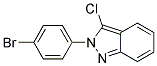 2-(4-BROMOPHENYL)-3-CHLORO-2H-INDAZOLE, TECH Struktur