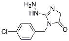 1-(4-CHLOROBENZYL)-2-HYDRAZINO-4,5-DIHYDRO-1H-IMIDAZOL-5-ONE, TECH Struktur