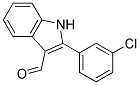 2-(3-CHLOROPHENYL)-1H-INDOLE-3-CARBALDEHYDE Struktur