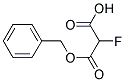 2-FLUOROMALONIC ACID, MONOBENZYL ESTER Struktur