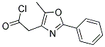 2-(5-METHYL-2-PHENYL-1,3-OXAZOL-4-YL)ACETYLCHLORIDE Struktur