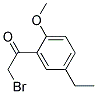 2-BROMO-1-(5-ETHYL-2-METHOXY-PHENYL)-ETHANONE Struktur