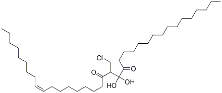 1-PALMITOYL-2-OLEOYL-3-CHLOROPROPANEDIOL Struktur