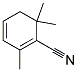 2,6,6-TRIMETHYLCYCLOHEXA-1,3-DIEN-1-YLCARBONITRILE Struktur