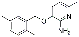 2-AMINO-3-(2,5-DIMETHYLBENZYLOXY)-6-METHYLPYRIDINE 95+% Struktur