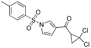 (2,2-DICHLOROCYCLOPROPYL){1-[(4-METHYLPHENYL)SULPHONYL]-1H-PYRROL-3-YL}METHANONE Struktur