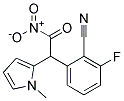 2-(2-CYANO-3-FLUOROPHENYL)-2-(1-METHYL-1H-PYRROL-2-YL)ACETONITRIL Struktur