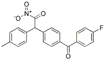 2-[4-(4-FLUOROBENZOYL)PHENYL]-2-(4-METHYLPHENYL)ACETONITRIL Struktur