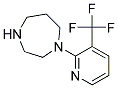 1-[3-(TRIFLUOROMETHYL)PYRID-2-YL]HOMOPIPERAZIN Struktur