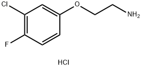 2-(3-CHLORO-4-FLUOROPHENOXY)ETHYLAMINEHYDROCHLORIDE Struktur