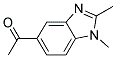 1-(1,2-DIMETHYL-1H-BENZIMIDAZOL-5-YL)-ETHANONE Struktur