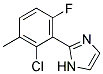 2-(2-CHLORO-6-FLUORO-3-METHYL-PHENYL)-1H-IMIDAZOLE Struktur