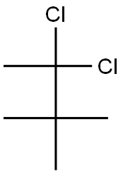 2,2-DICHLORO-3,3-DIMETHYLBUTANE Struktur