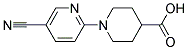 1-(5-CYANOPYRIDIN-2-YL)PIPERIDINE-4-CARBOXYLIC ACID Struktur