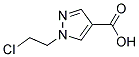 1-(2-CHLOROETHYL)-1H-PYRAZOLE-4-CARBOXYLIC ACID Struktur