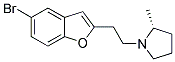 1-[2-(5-BROMO-1-BENZOFURAN-2-YL)ETHYL]-2(R)-METHYLPYRROLIDINE Struktur