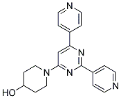 1-(2,6-DIPYRIDIN-4-YLPYRIMIDIN-4-YL)PIPERIDIN-4-OL Struktur