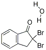 2,2-DIBROMO-1-INDANONE HYDRATE Struktur