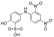 2,4-DINITRO-4'-HYDROXYDIPHENYLAMINE-3'-SULFONIC ACID Struktur