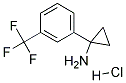 1-(3-TRIFLUOROMETHYL-PHENYL)-CYCLOPROPYLAMINE HYDROCHLORIDE Struktur