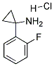 1-(2-FLUORO-PHENYL)-CYCLOPROPYLAMINE HYDROCHLORIDE Struktur