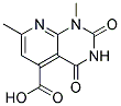 1,7-DIMETHYL-2,4-DIOXO-1,2,3,4-TETRAHYDROPYRIDO[2,3-D]PYRIMIDINE-5-CARBOXYLIC ACID Struktur