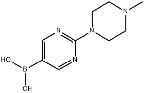 [2-(4-METHYLPIPERAZIN-1-YL)PYRIMIDIN-5-YL]BORONIC ACID Struktur