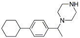 1-[1-(4-CYCLOHEXYL-PHENYL)-ETHYL]-PIPERAZINE Struktur