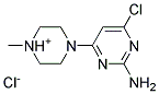 1-(2-AMINO-6-CHLORO-4-PYRIMIDINYL)-4-METHYLHEXAHYDROPYRAZIN-4-IUM CHLORIDE Struktur