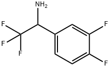 1-(3,4-DIFLUORO-PHENYL)-2,2,2-TRIFLUORO-ETHYLAMINE Struktur