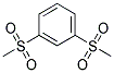 1,3-DI(METHYLSULPHONYL)BENZENE Struktur