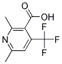 2,6-DIMETHYL-4-TRIFLUOROMETHYL-NICOTINIC ACID Struktur