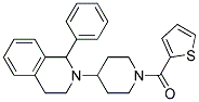 1-PHENYL-2-[1-(2-THIENYLCARBONYL)PIPERIDIN-4-YL]-1,2,3,4-TETRAHYDROISOQUINOLINE Struktur