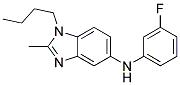 (1-BUTYL-2-METHYL-1H-BENZOIMIDAZOL-5-YL)-(3-FLUORO-PHENYL)-AMINE Struktur