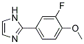 2-(3-FLUORO-4-METHOXY-PHENYL)-1H-IMIDAZOLE Struktur