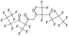 1,3-BIS(3-OXAPERFLUORO-2-HEXYL)-1,3-PROPANEDIONE Struktur