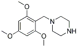 1-(2,4,6-TRIMETHOXY-BENZYL)-PIPERAZINE Struktur