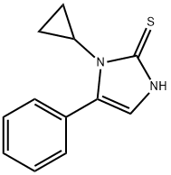 1-CYCLOPROPYL-5-PHENYL-1H-IMIDAZOLE-2-THIOL Struktur