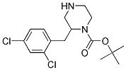 2-(2,4-DICHLORO-BENZYL)-PIPERAZINE-1-CARBOXYLIC ACID TERT-BUTYL ESTER Struktur